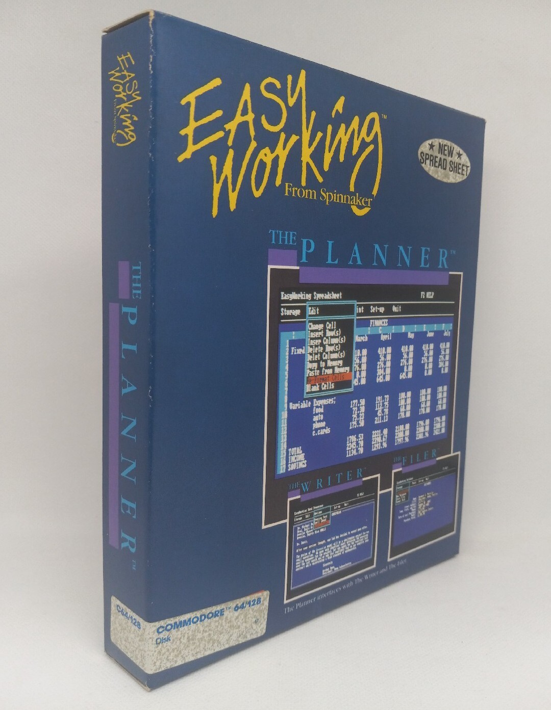 Commodore 64/128 - Easy Working: The planner From Spinnaker Vintage 1986