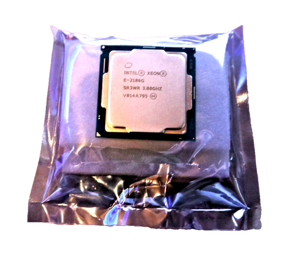 Intel Xeon E-2186G SR3WR 3.8GHz 6-Core 12MB LGA1151 CPU - 