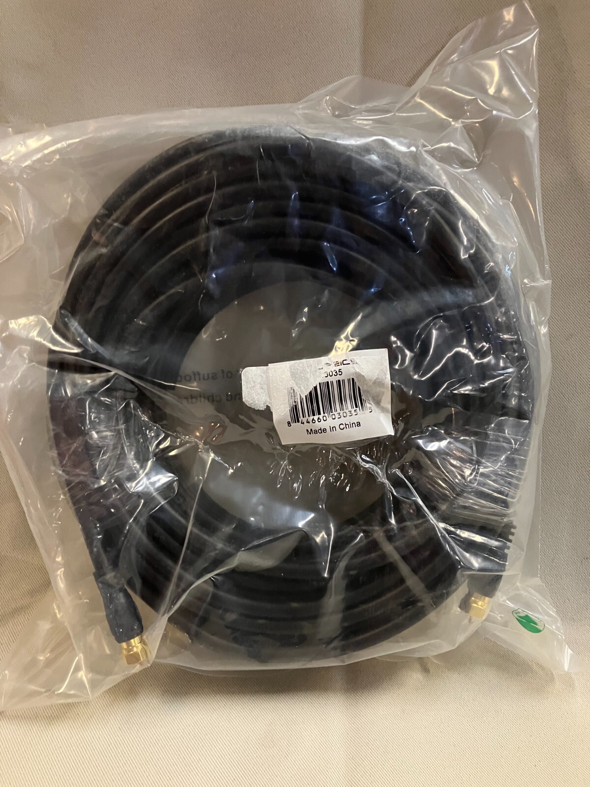 Monoprice 100ft RG6 (18AWG) 75Ohm, CL2 Coaxial Cable W/ F Type Connector - Black