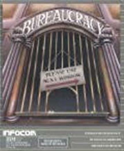 Bureaucracy w/ Manual APPLE II 2 Douglas Adams text adventure bank game BIG BOX