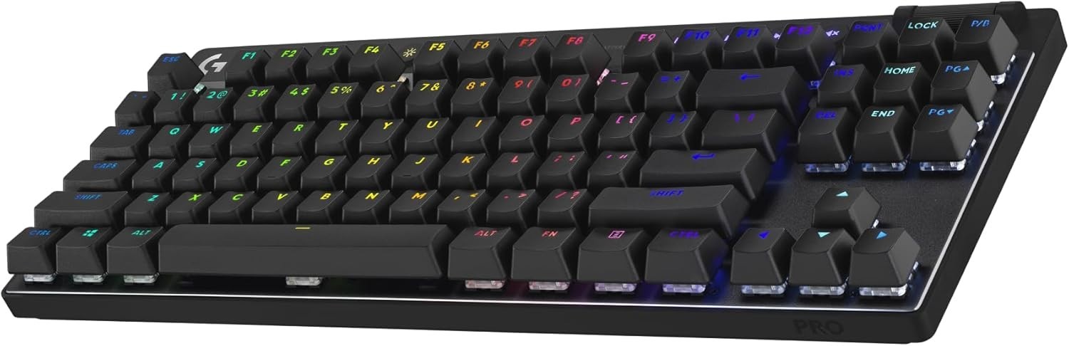 Logitech G PRO X TKL Bluetooth Wireless Gaming Keyboard Clicky Switches GX Blue
