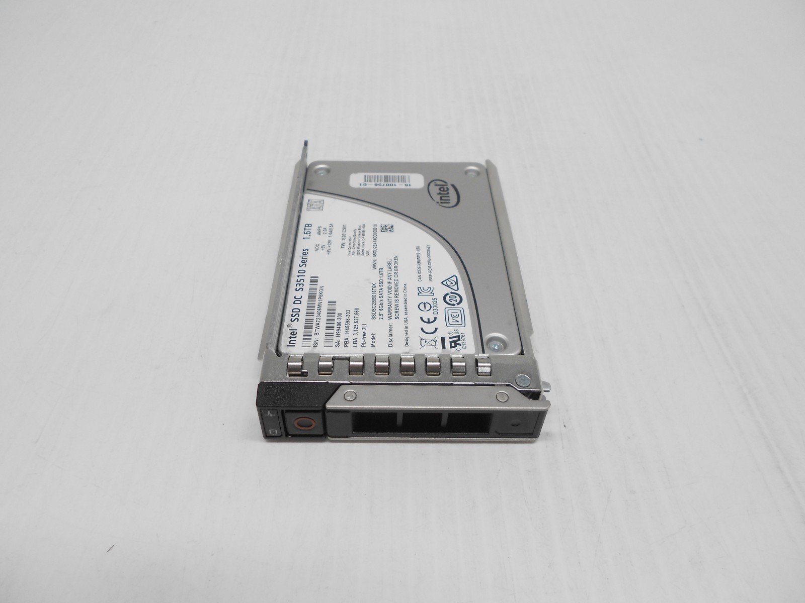 Intel 1.6TB SATA III SSD 2.5'' Hard Drive for dell server R540 R640 R740 R940