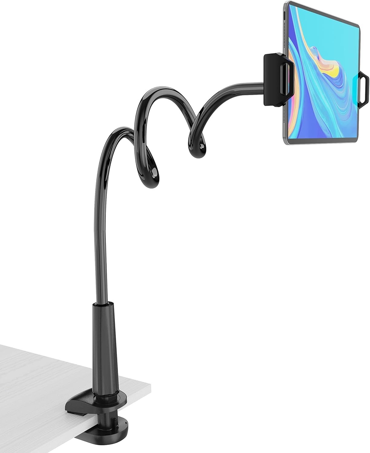 360° Rotating Tablet Holder for 4.7-13 Inch Devices - Perfect for Bed