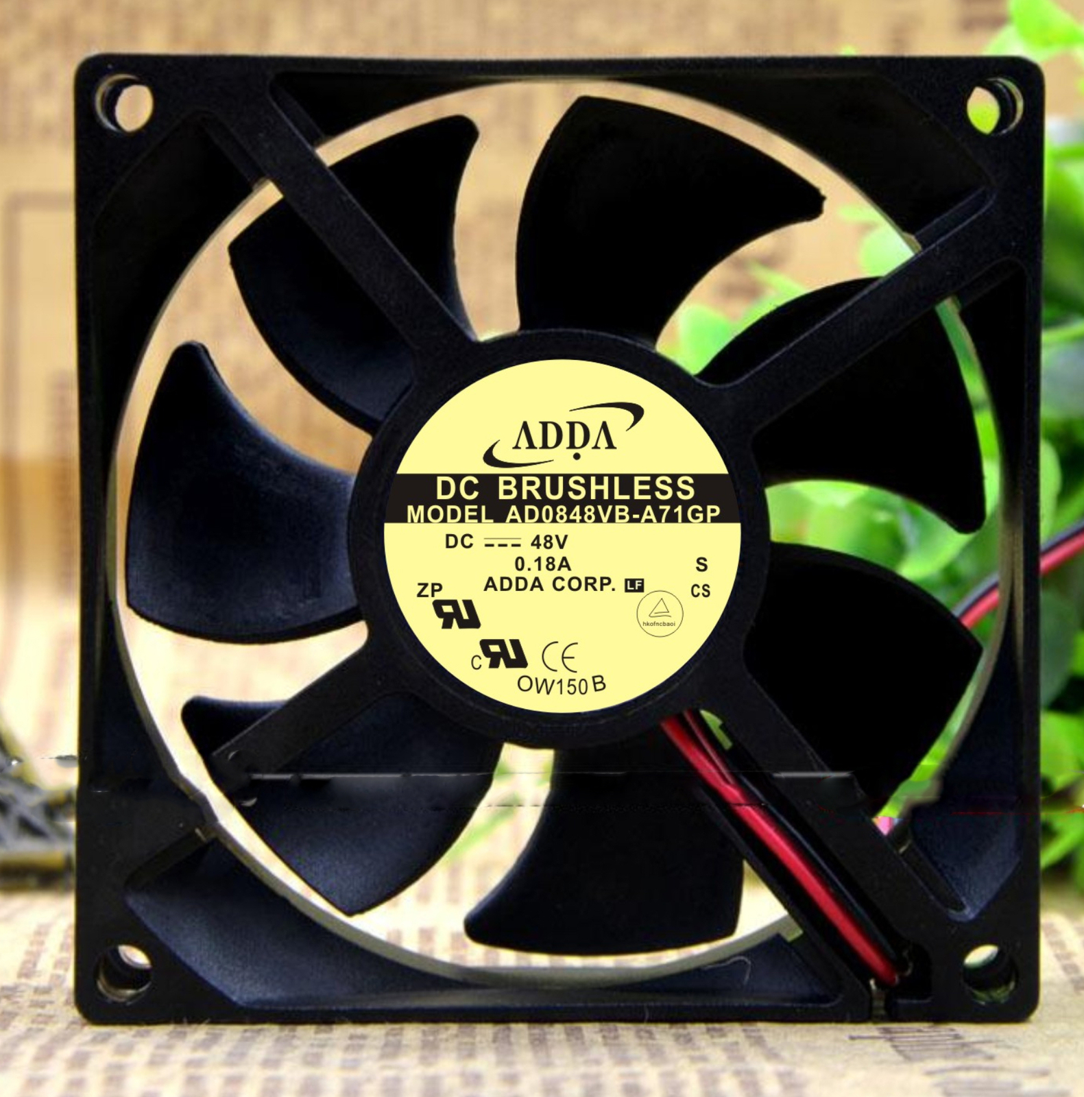 ADDA AD0848VB-A71GP 8CM 8025 48V 0.18A Chassis Cooling Industrial Fan