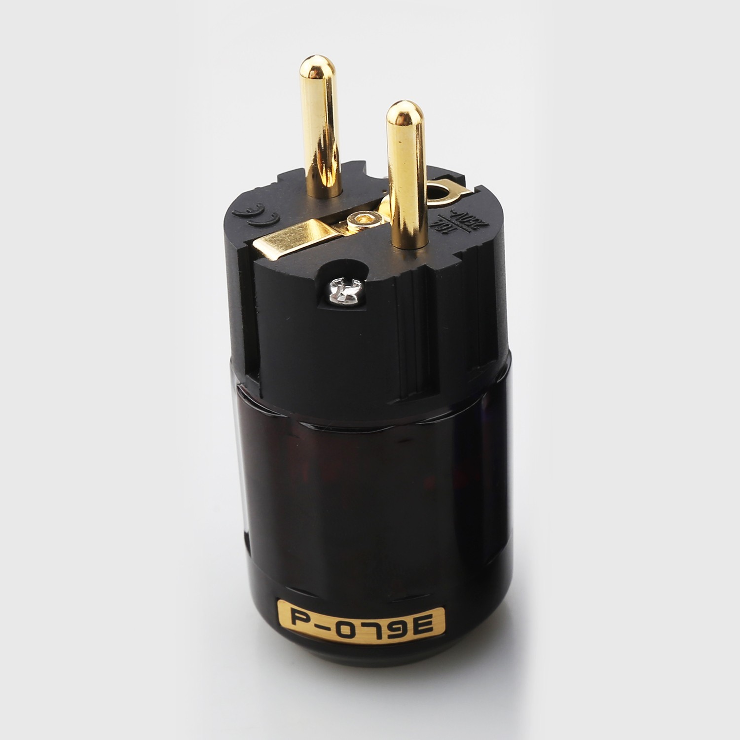 1Pc High Quality 2pin Schuko EU Power Male Plug IEC Connector for Audio