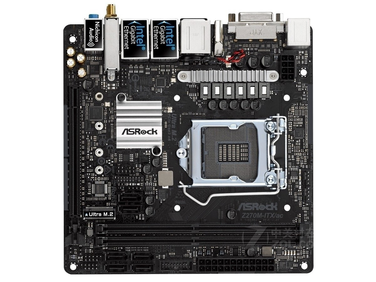 For ASROCK Z270M ITX/AC motherboard Z270 LGA1151 DDR4 32G HDMI+DP M-ITX Tested