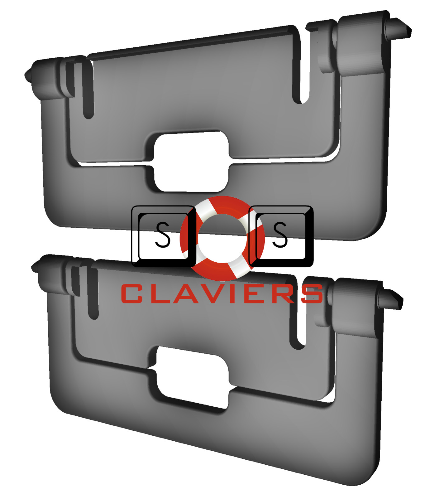 Replacement Feet for Saitek Eclipse II Keyboard