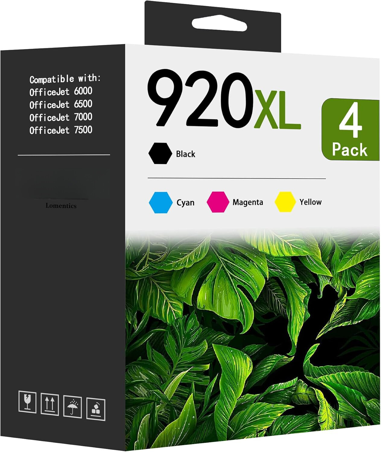 4 Pack 920XL Ink Combo Fits HP Officejet 6000 6500 6500a 7000 7500a With Chip