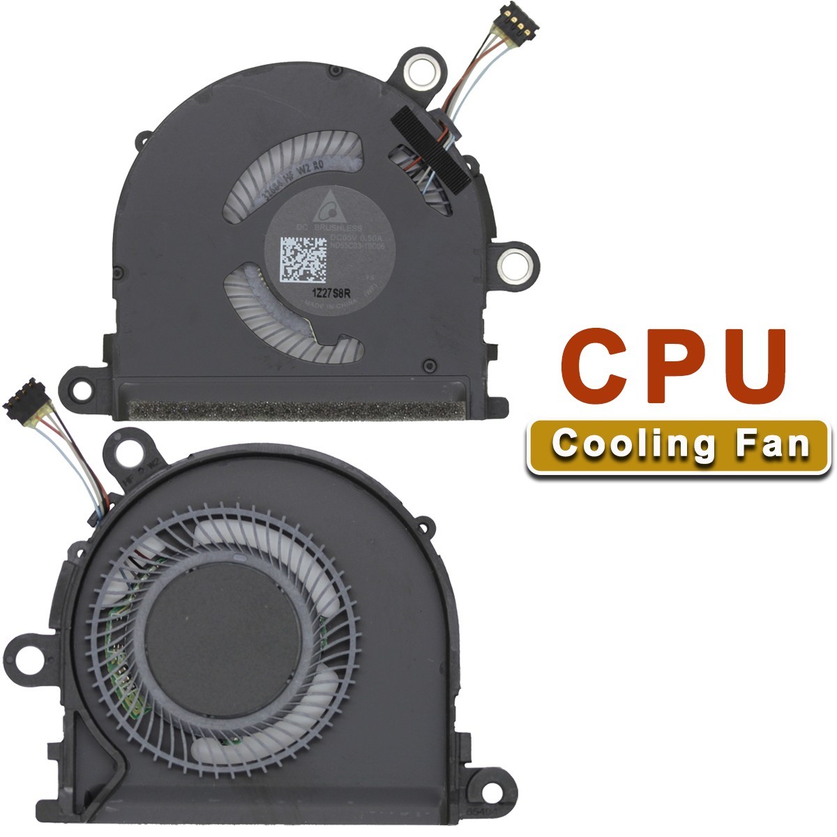 OEM Laptop CPU GPU Inter Cooling Fan Replace For HP Spectre X360 13-AW TPN-Q225