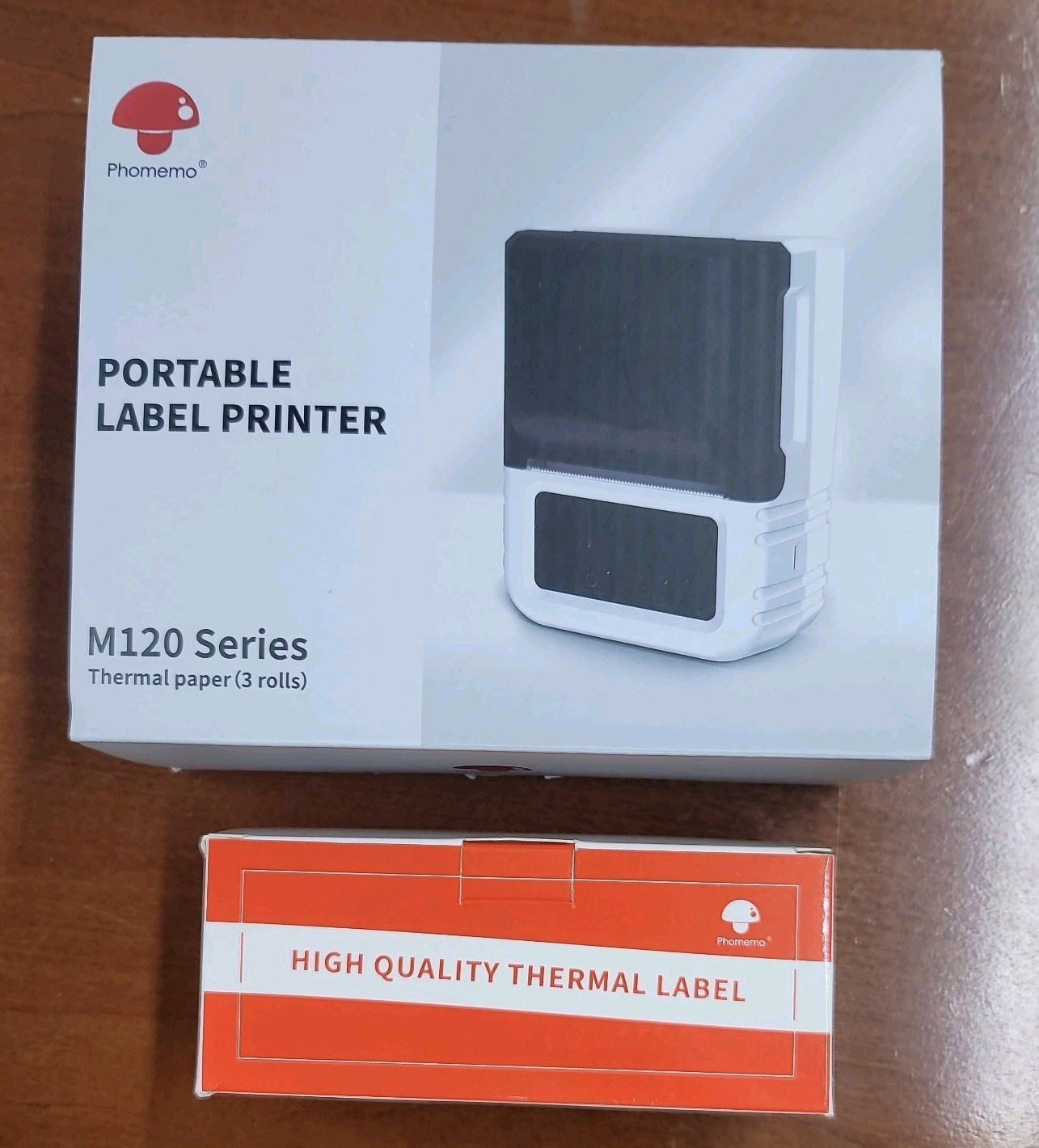 Phomemo M120 Label Maker Machine Bluetooth Barcode Printer Thermal Printer LOT