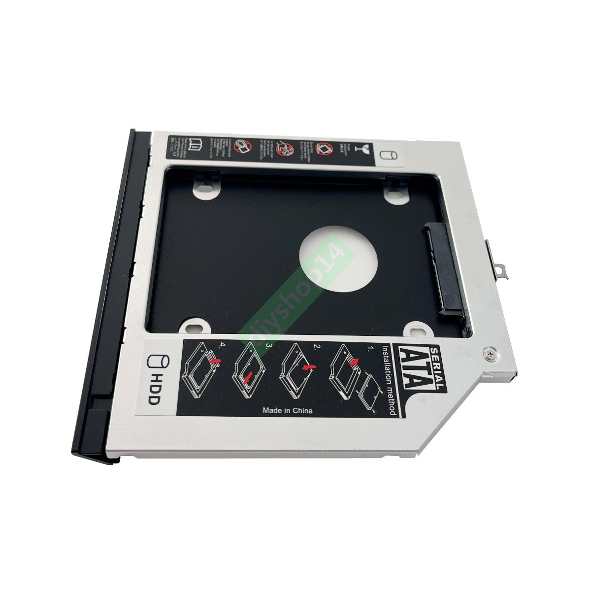 2nd HDD SSD Hard Drive Optical Caddy Adapter for Lenovo ThinkPad P70 P71 + Bezel
