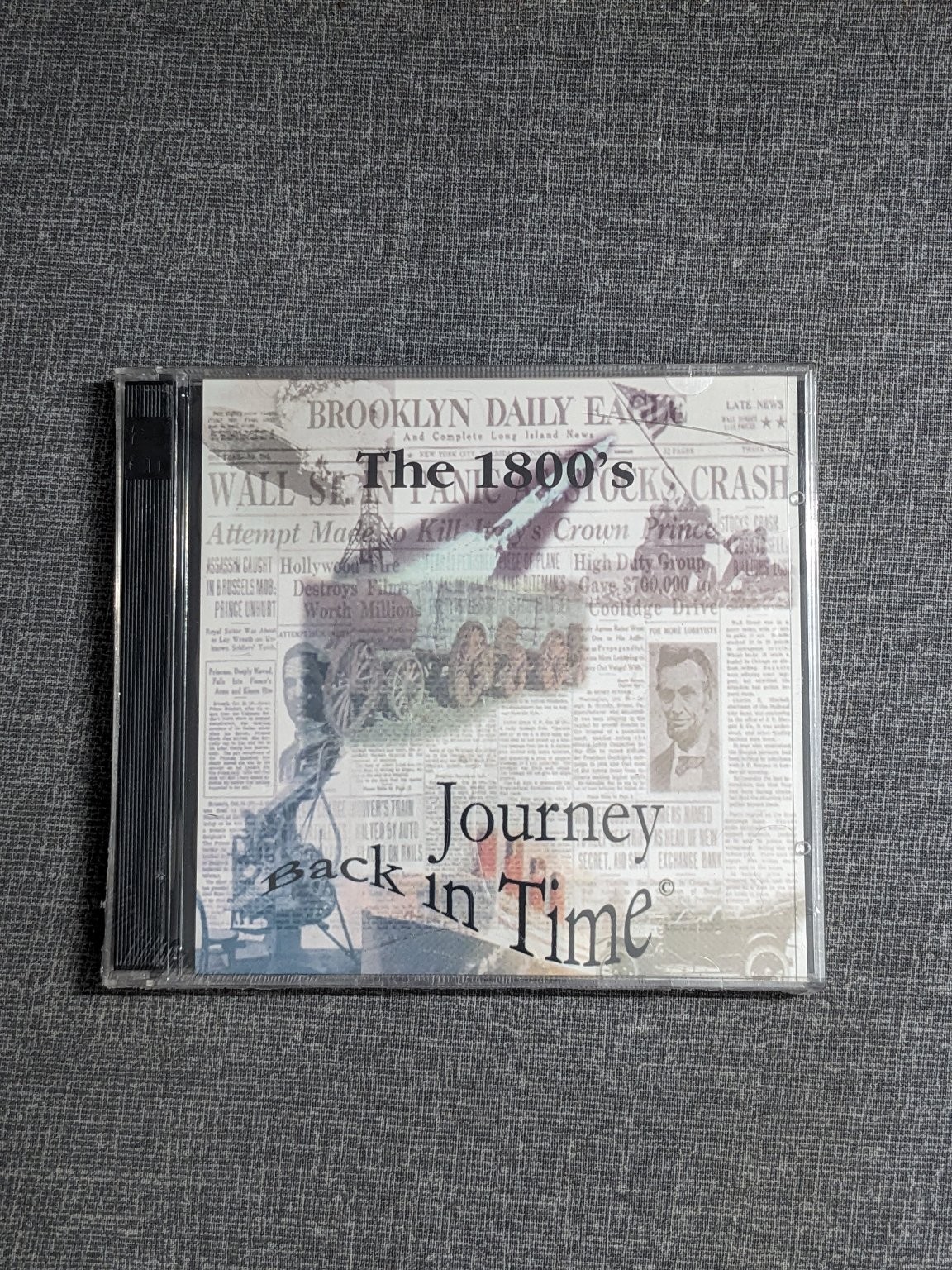The 1800's Journey Back in Time CD-ROM PC Software Historical Newspapers