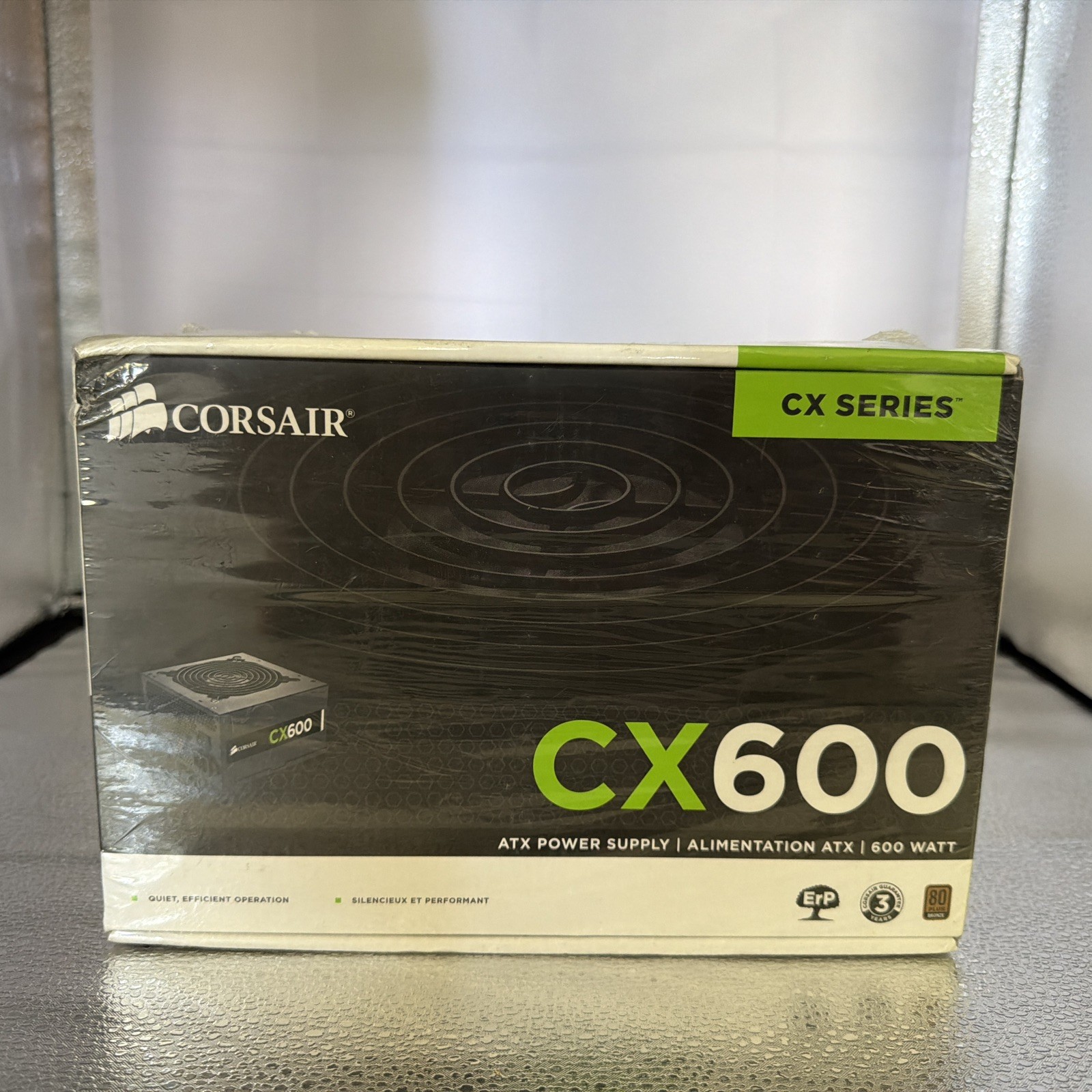 New Sealed Corsair CX Series: CX600 600W ATX Power Supply /80 Plus Bronze 