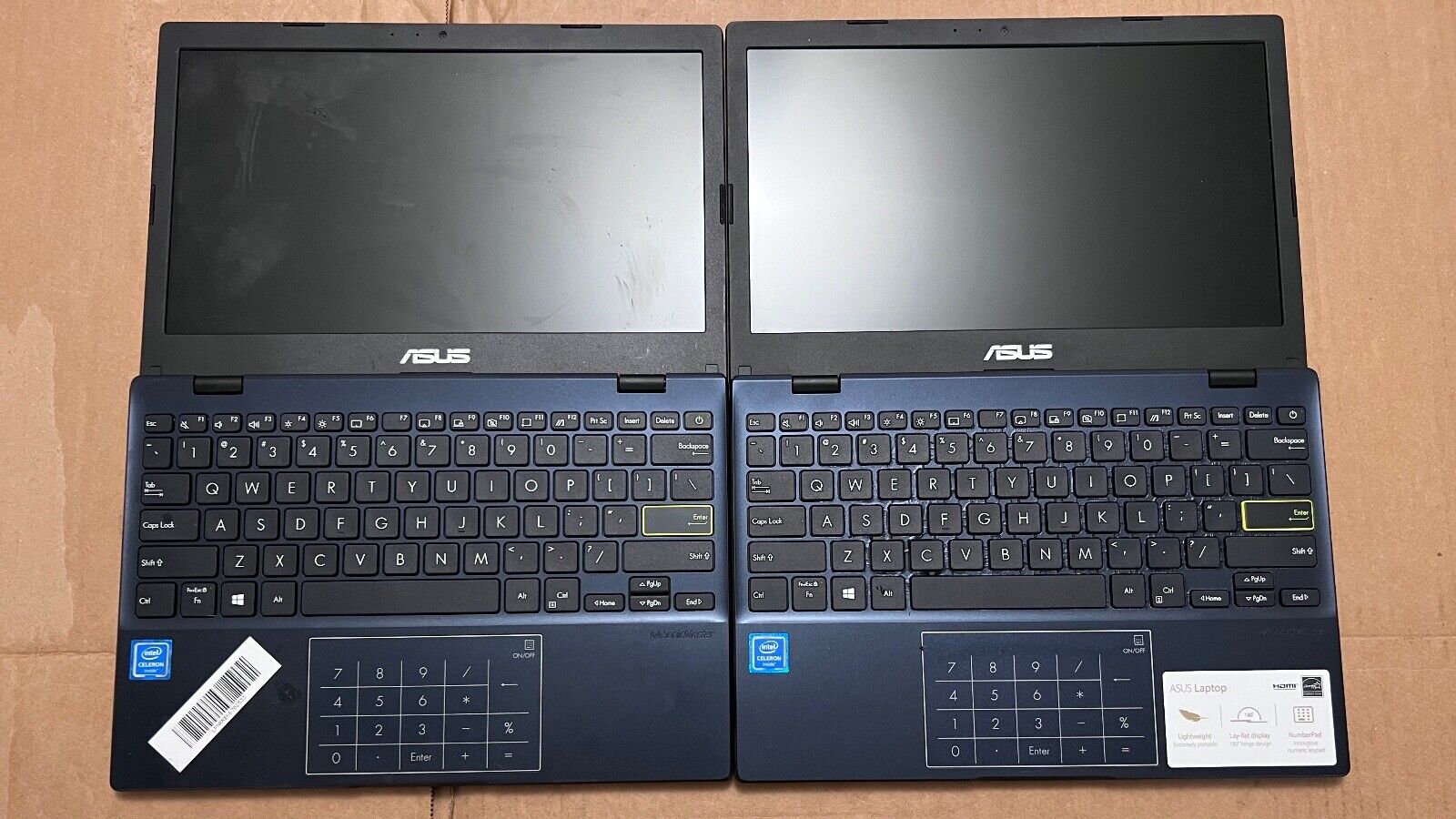 Lot of 2 Defective ASUS Laptop L210M 11.6” Intel Celeron N4020 Home L210MA A2