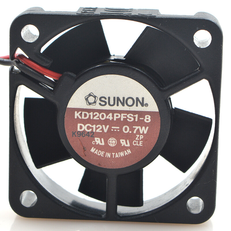 1x 40*40*10 Router Cooling Fan 2-WIRE KD1204PFS1-8 4CM 12v 0.7W