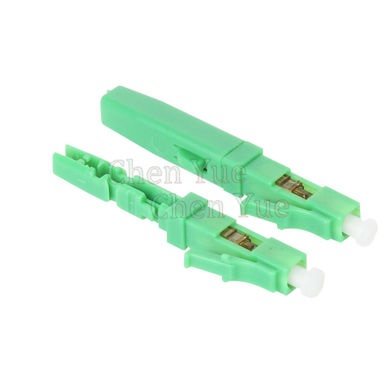 50pcs FTTH LC APC Fast Connector SM 2.0mm 3.0mm Indoor Cable FTTH Flat Cable