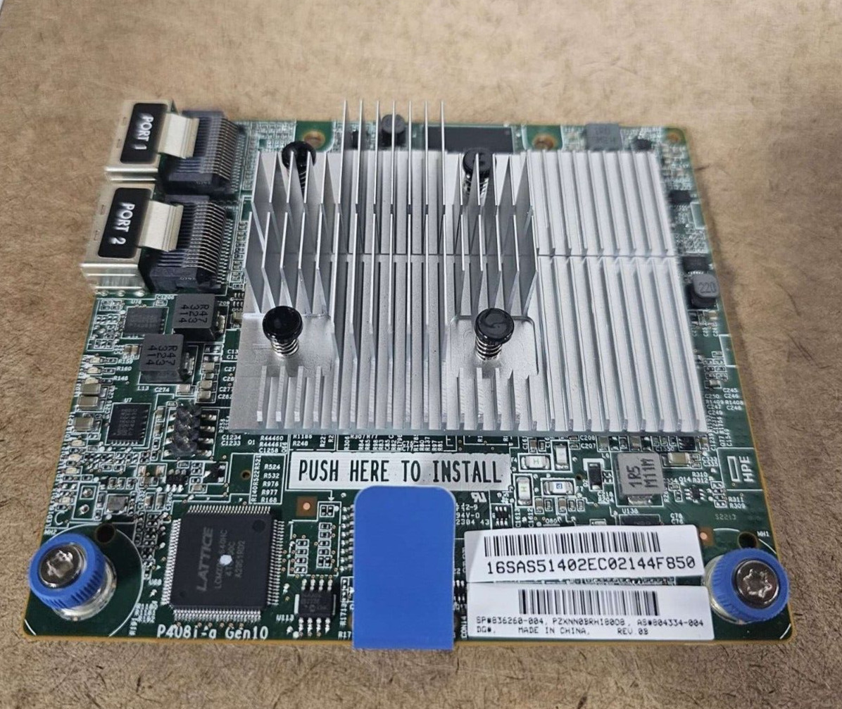 804334-004 HPE Smart Array P408i-a SR Gen10 12G SAS Controller 836260-004