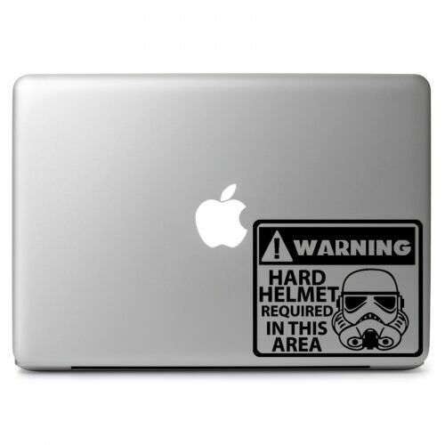 Star Wars Stormtrooper Warning Decal Sticker for Macbook Laptop Car Window Wall
