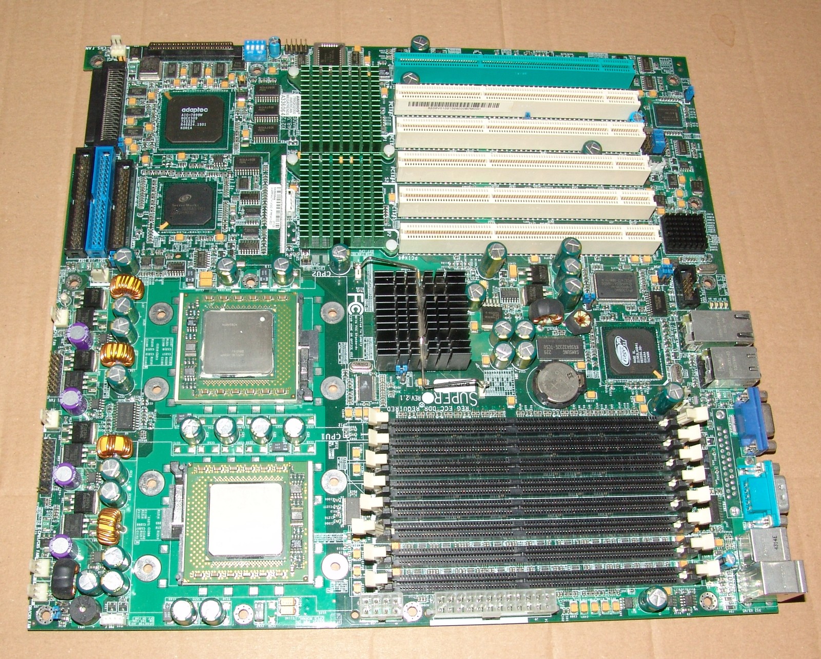 MAINBOARD SUPERMICRO P4DL6 2x SOCKET 603 8x DDR 6x PCI-X