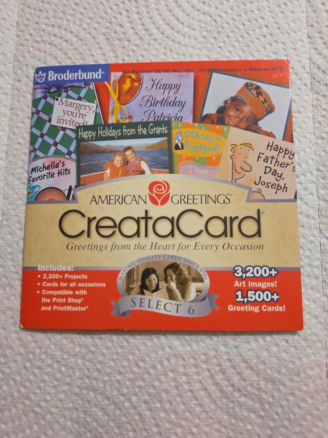 American Greetings CreataCard  Special Edition W 95/98, NT 2001 PC SOFTWARE GOOD