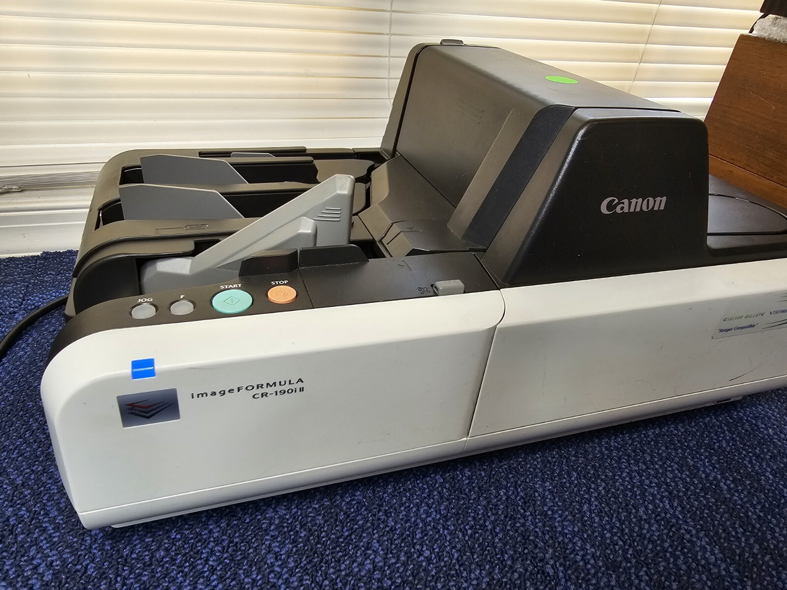 Canon imageFORMULA CR-190i II Check Scanner w/ Power Cord Accts Receivable 