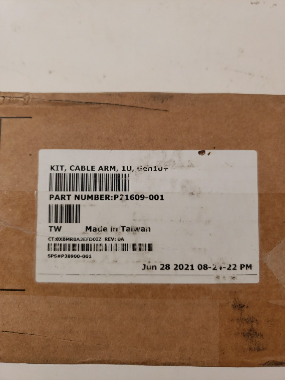 HPE P21609-001 1U Cable Management Arm For Peoliant DL300 Gen 10+