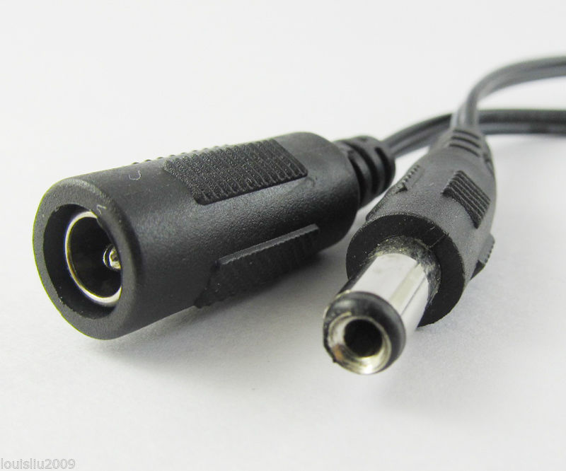 5pcs DC Power Convert Cable 5.5x2.1mm DC Power Female to 5.5x2.5mm Male 17cm