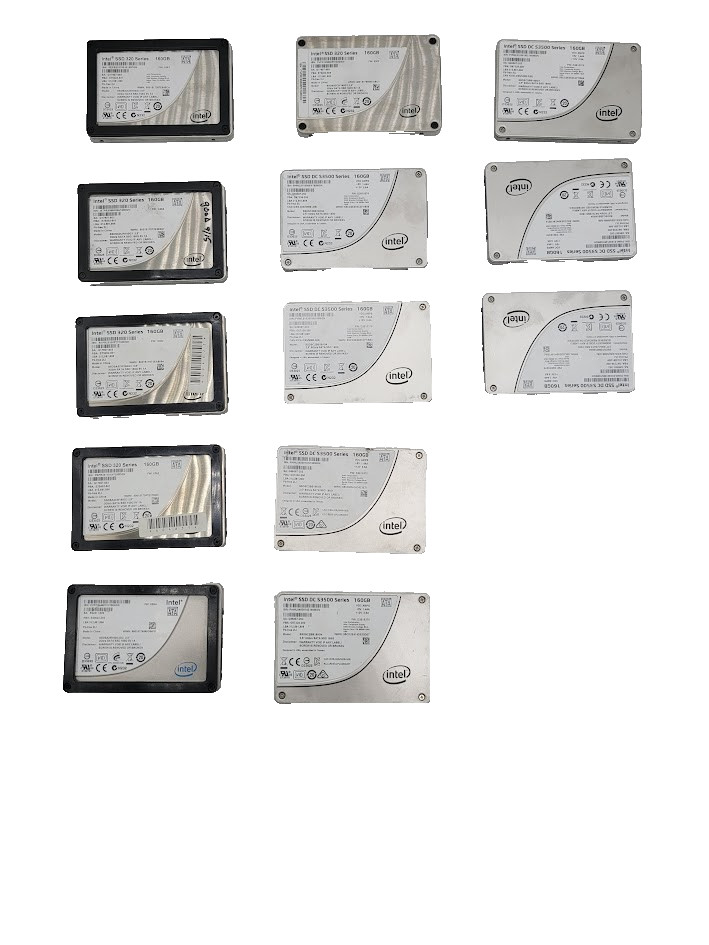 13Intel 160GB 2.5" SSD SATA Solid State Drive different Models check the descrip