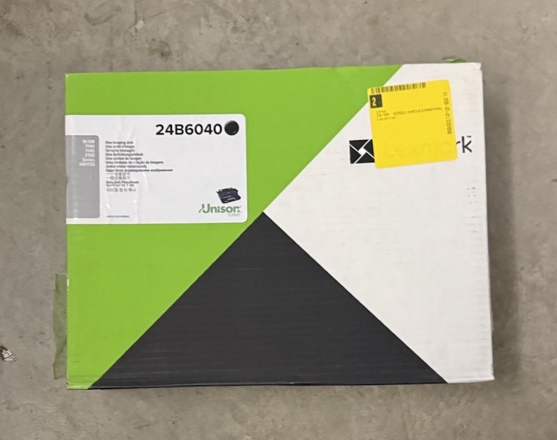 Genuine LEXMARK 24B6040 Black imaging Unit M/XM 1140 1145 3150 XM1135 NEW SEALED