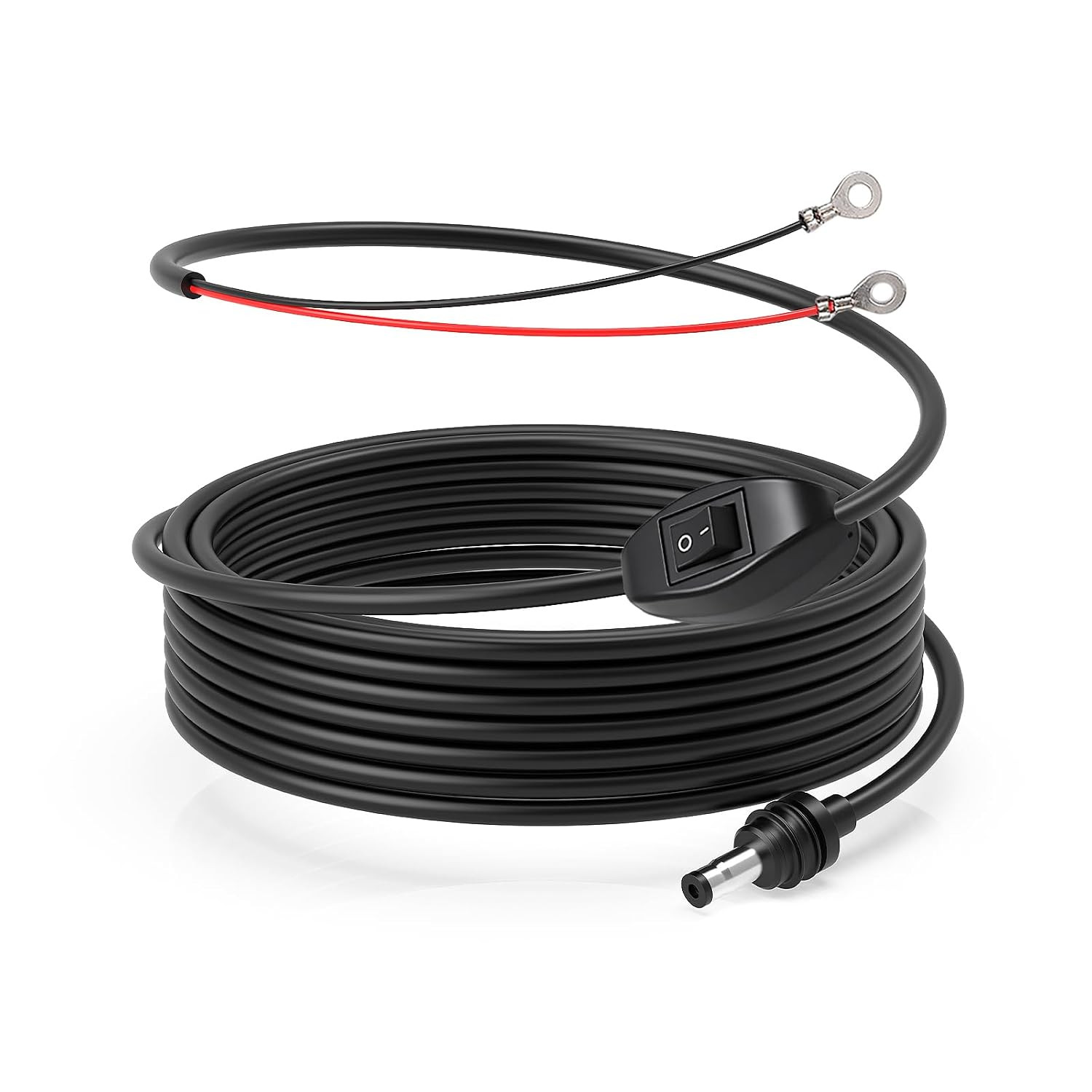 For Starlink Mini Direct Battery Mini O Ring to DC Power Cable with Switch