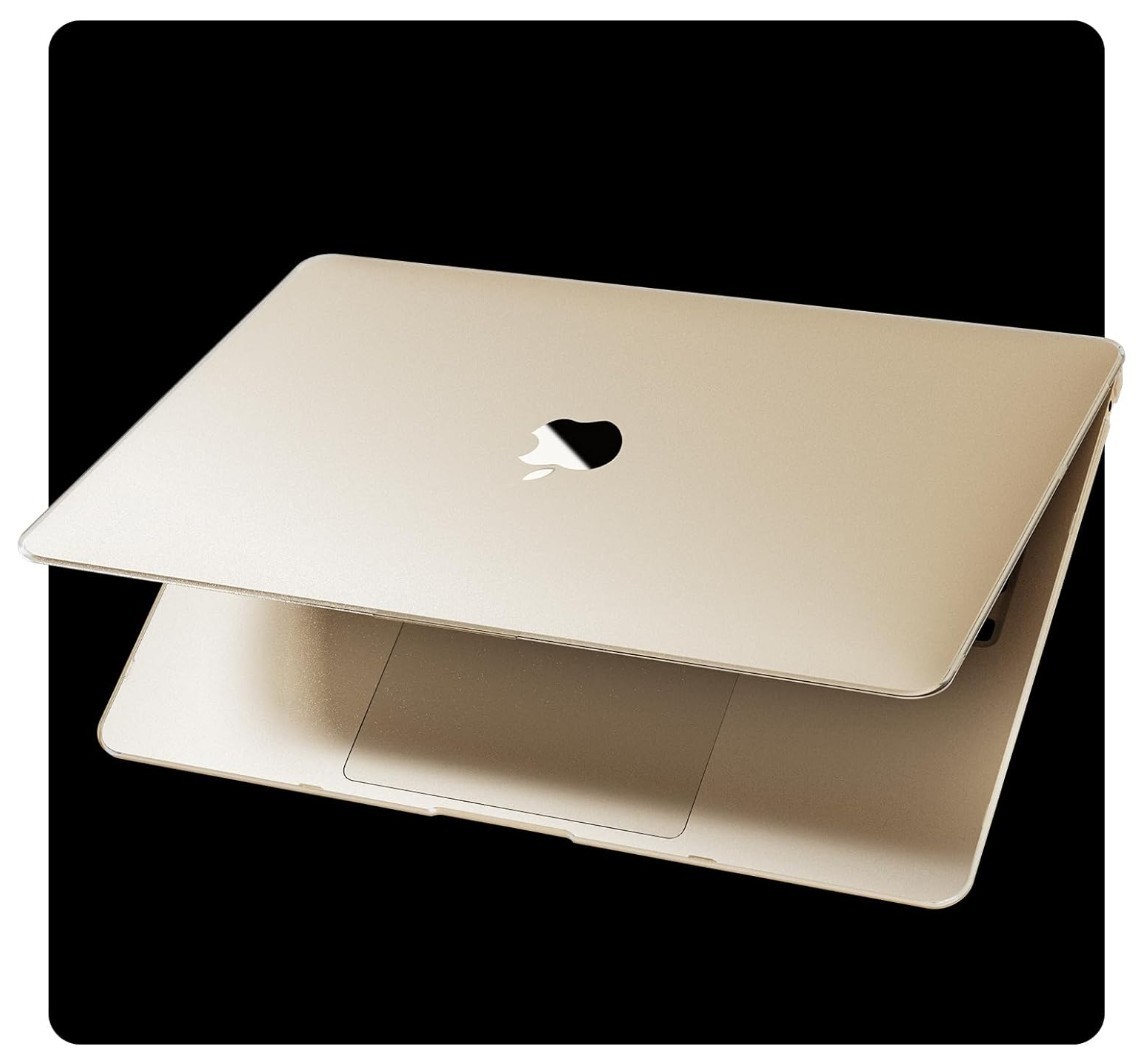 Clear Matte Hard Shell Cover Laptop for MacBook Air 13.6 inch - Starlight Clear