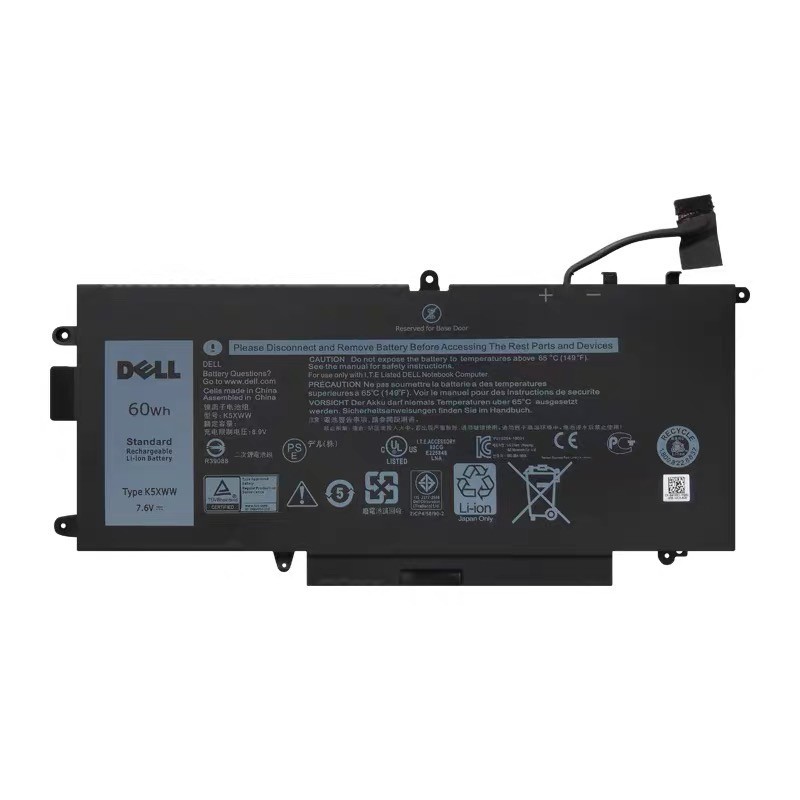 Genuine OEM 60Wh  7.6V K5XWW Battery For Dell Latitude 7389 7390 L3180 5285 5289