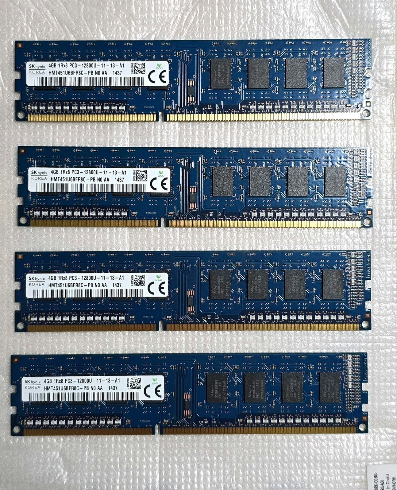 SK Hynix 16GB (4x 4GB) HMT451U6BFR8C-PB (Tested, working)