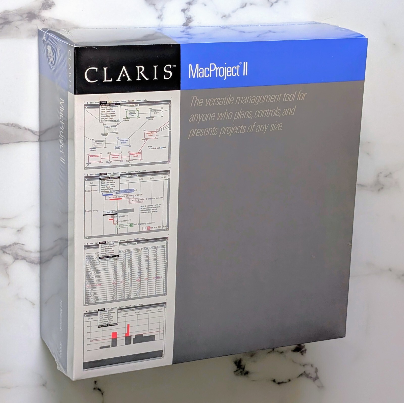 Sealed Box CLARIS MacProject II for Apple Macintosh Computer 85000 1987