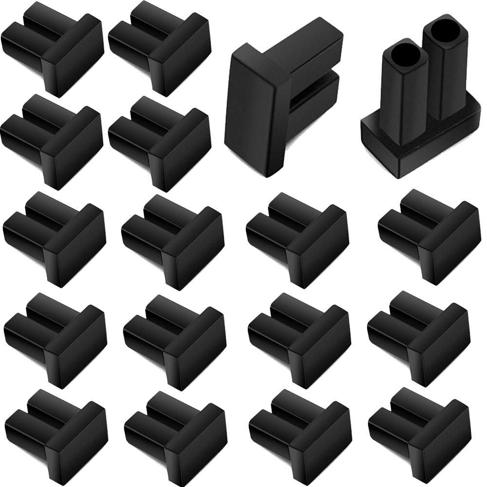 Dust Cover SFP SFP+ QSFP Fiber Optic Dust Caps, Suitable for Duplex LC,Black ...