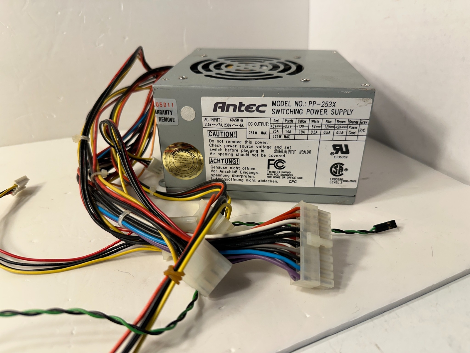 Antec PP-253X 250W ATX 20 PIN Switching Power Supply