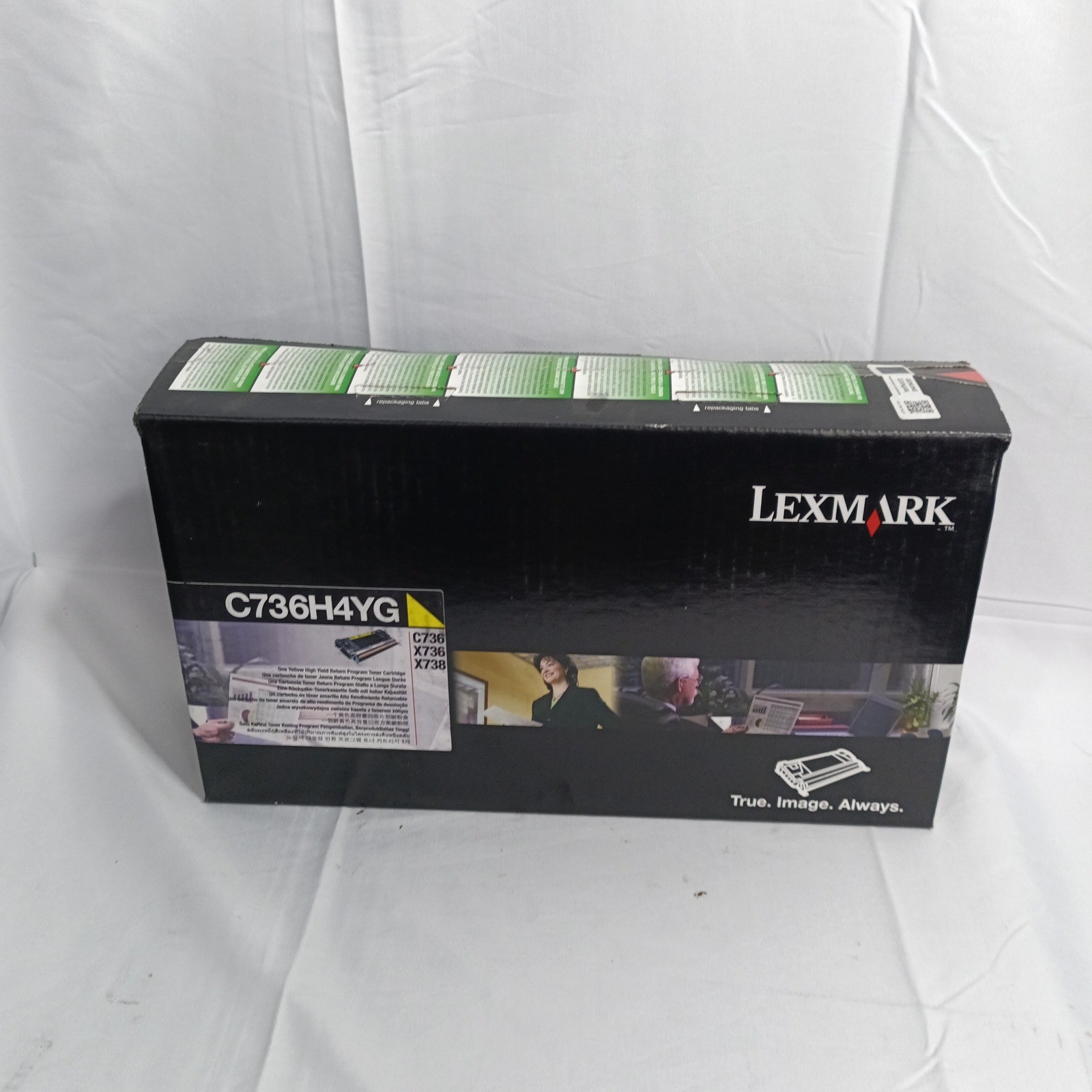 Lexmark C736H4YG Yellow High Yield Return Program Toner Cartridge C736 X736 X738