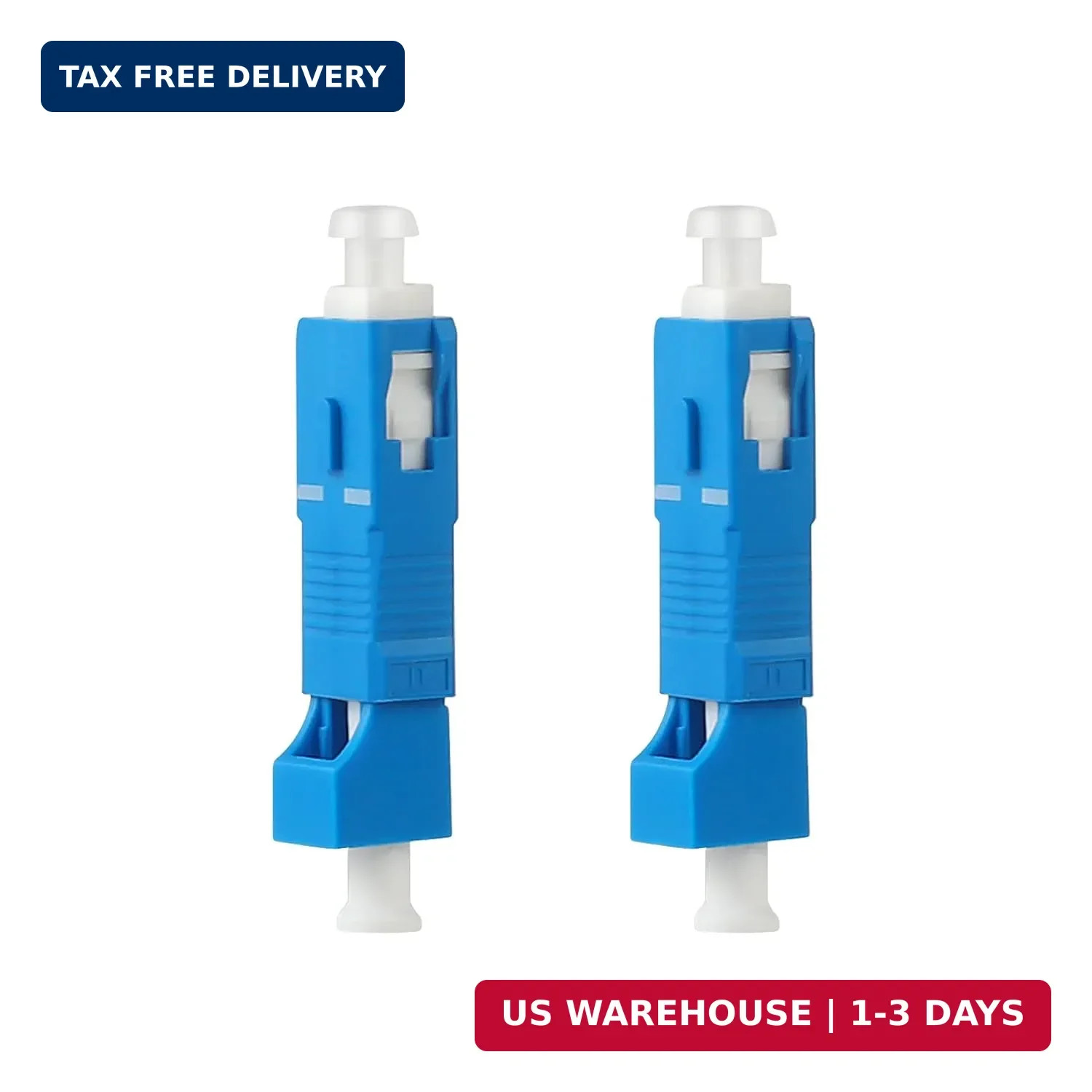 2 Pcs SC to LC Adapter - Single Mode 9/125um SC/UPC Male to LC/UPC Female Hybrid