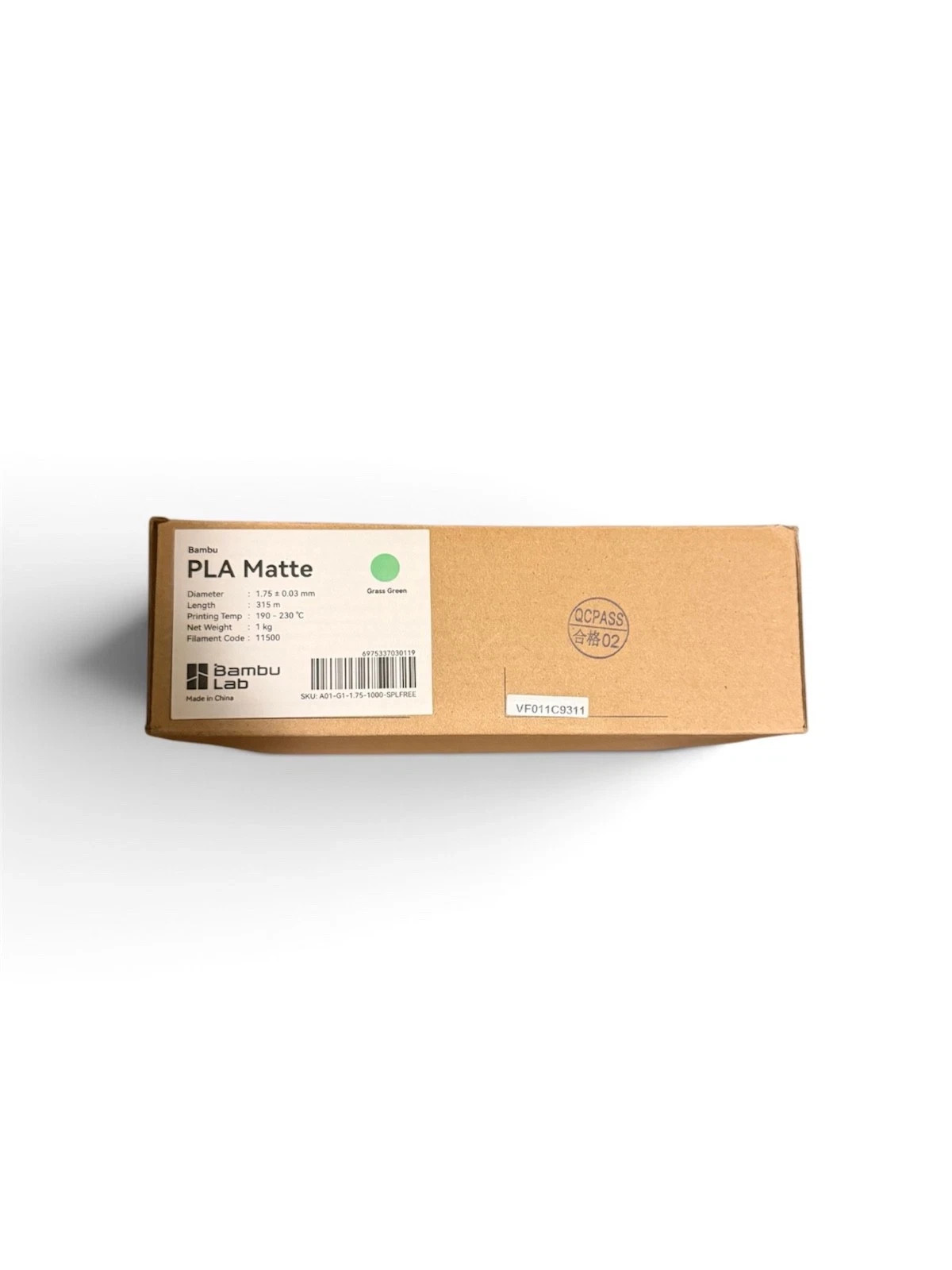 Bambu Lab Matte PLA 1.75mm 1kg Refill Filament - NEW SEALED