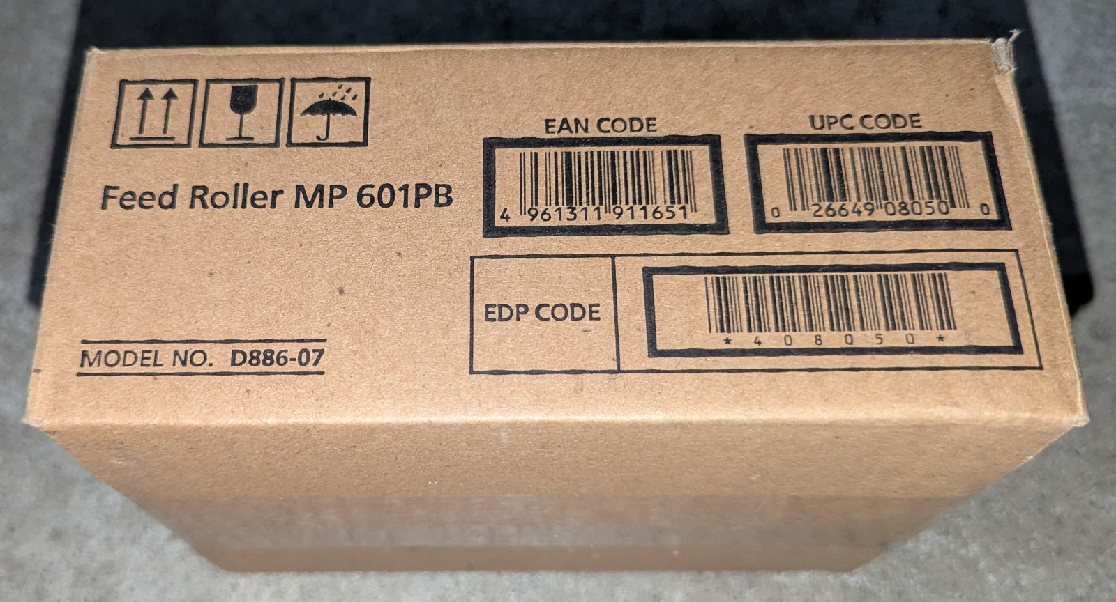 Genuine Ricoh MP 601PB 408050 Feed Roller Ricoh/Savin/Lanier IM 550F/600SRF