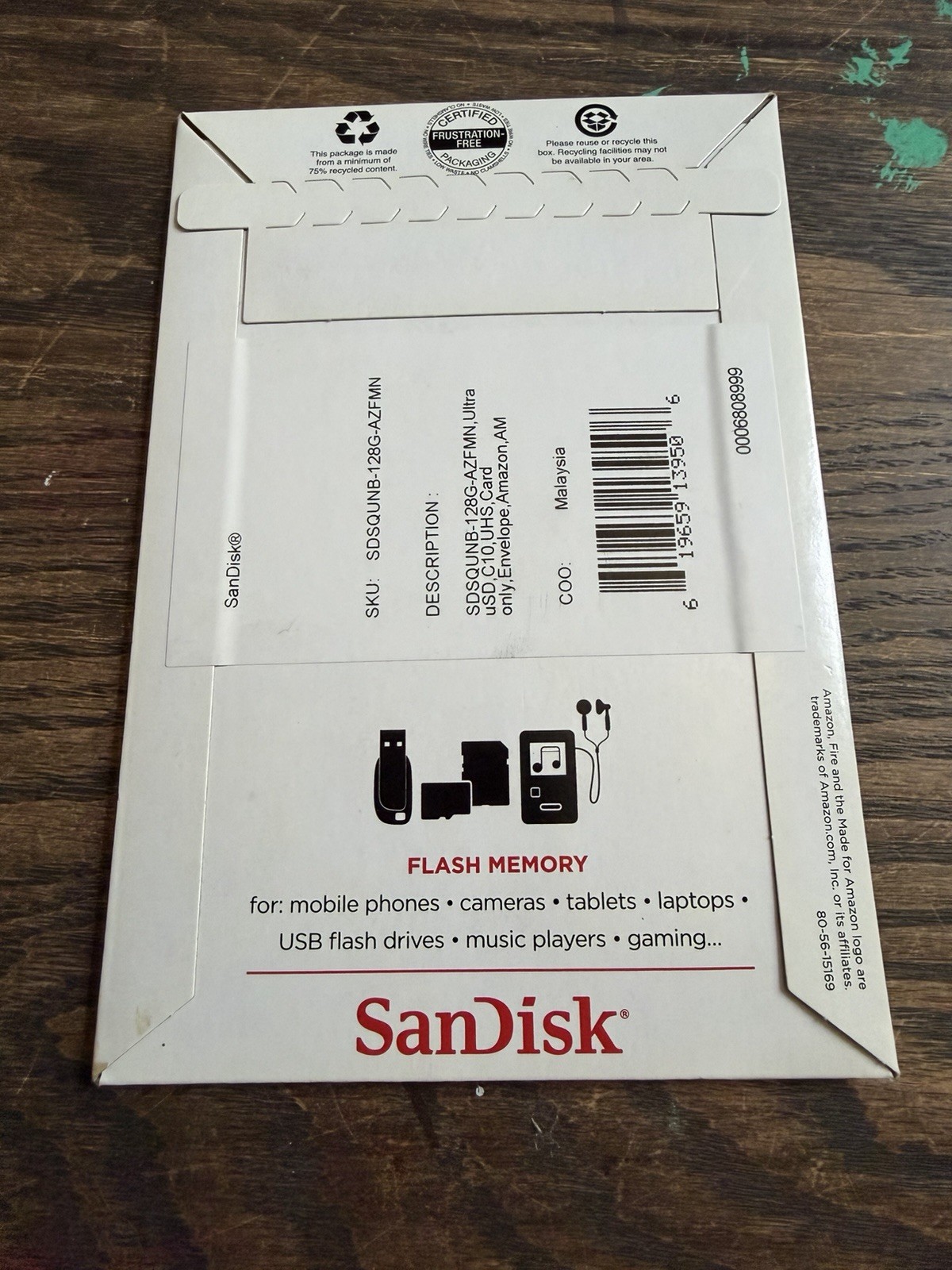 NEW SanDisk 128GB microSD Memory Card