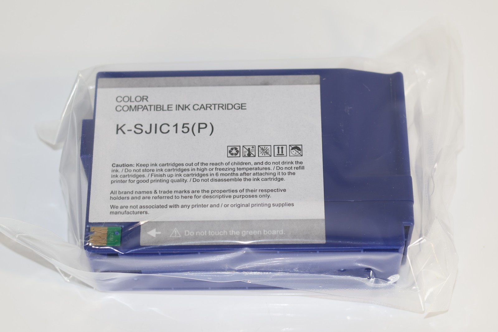 2 Pack Epson Compatible Ink Cartridge Tank TM-C3400 TM-C610 SJIC15P C33S020464