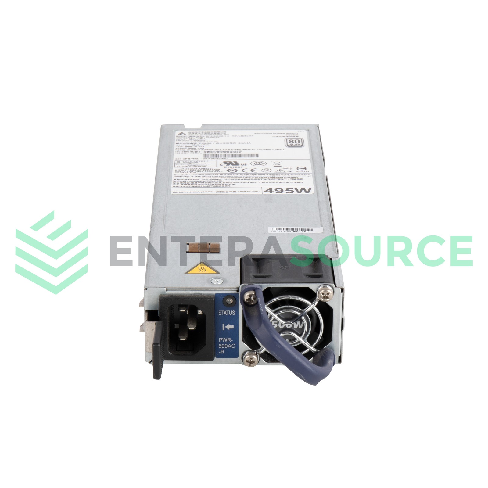 Arista PWR-00160-03 Rear To Front Power Supply