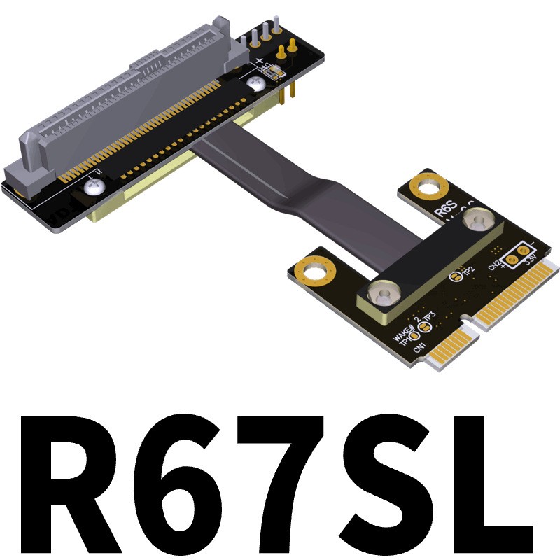 ADT U.2 Interface U2 to M2 Key A. E. SFF-8639 Mini-pcie Extension Data Cable MPC