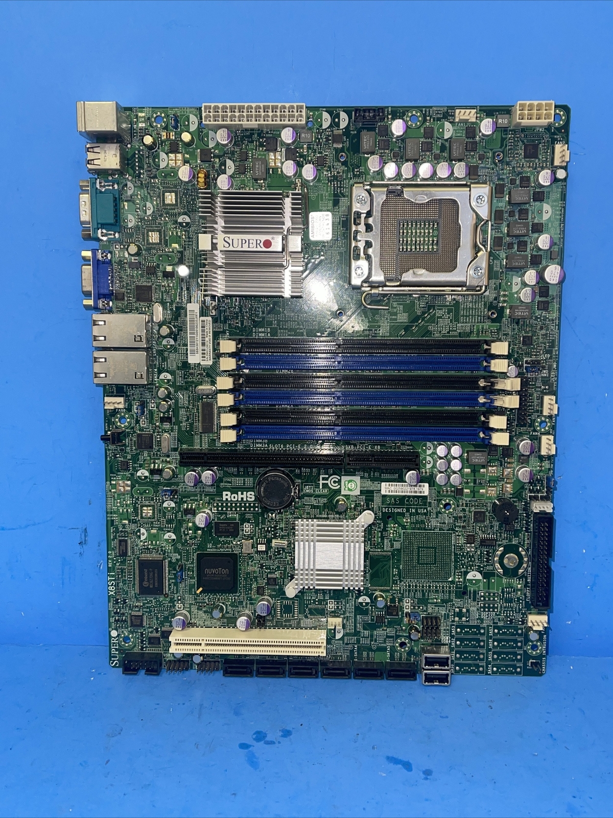 Super Micro Computer X8STi, LGA 1366/Socket B, Intel Motherboard