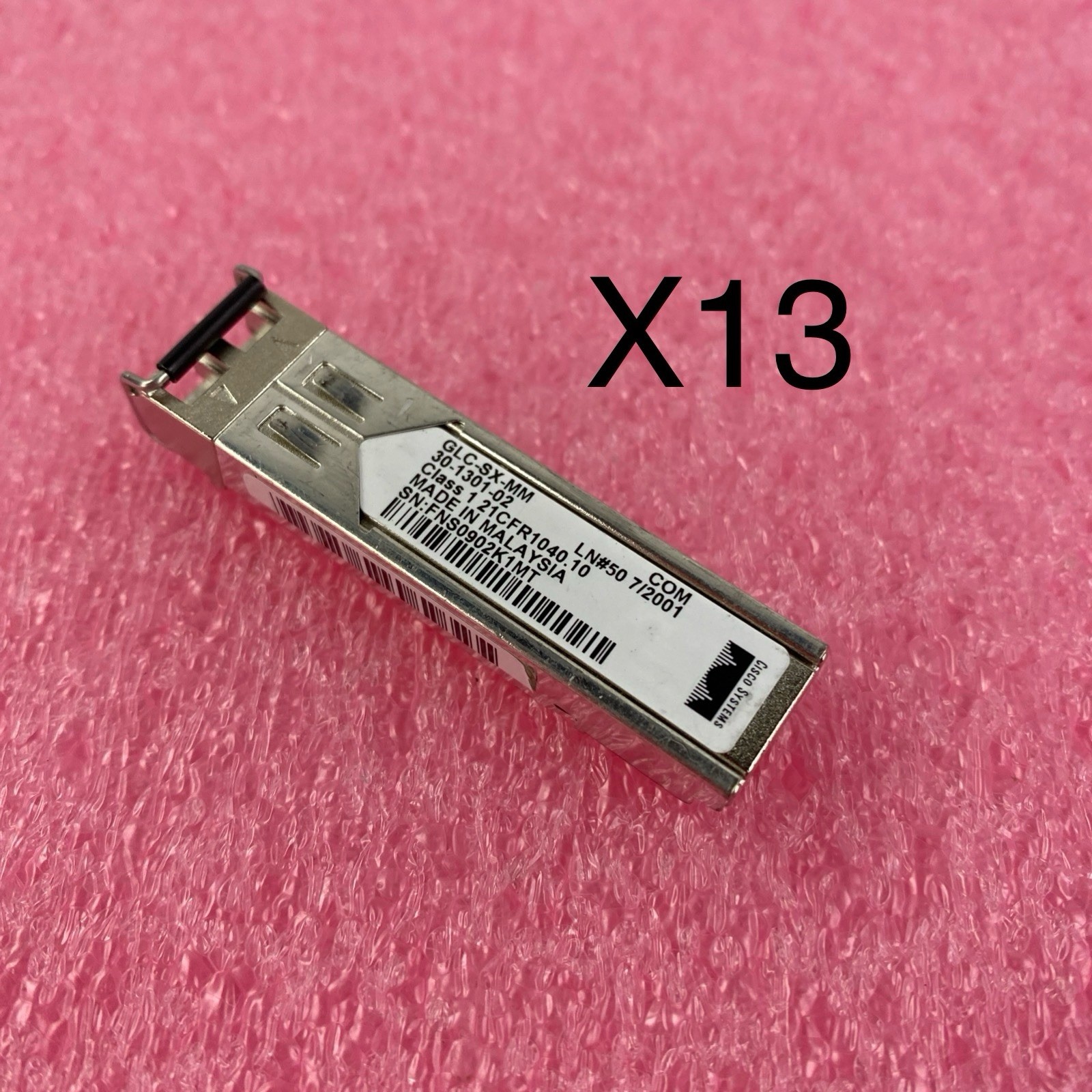 Cisco GLC-SX-MM 30-1301-02 COM Transceiver - Lot of 13