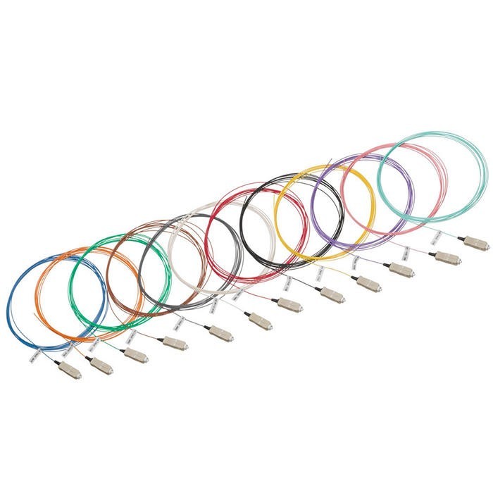 Leviton 5LPLC-KIT OM3 12-Fiber LC Pigtail Kit 50/125μm 3 Meters Easy Strip