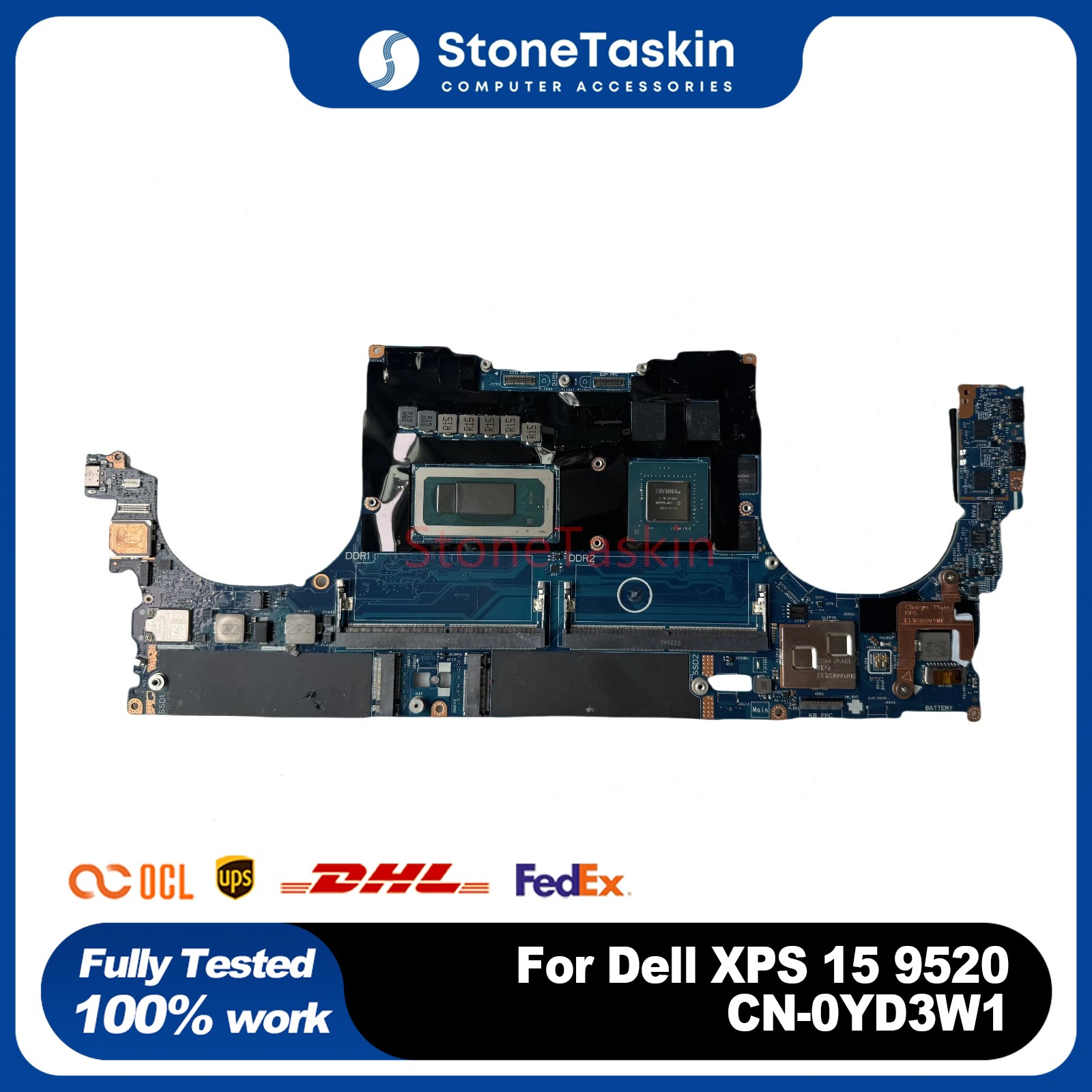 LA-L402P For Dell XPS 15 9520 I7-12700H GN20-P1-A1 RTX3050TI GPU Mainboard DDR5