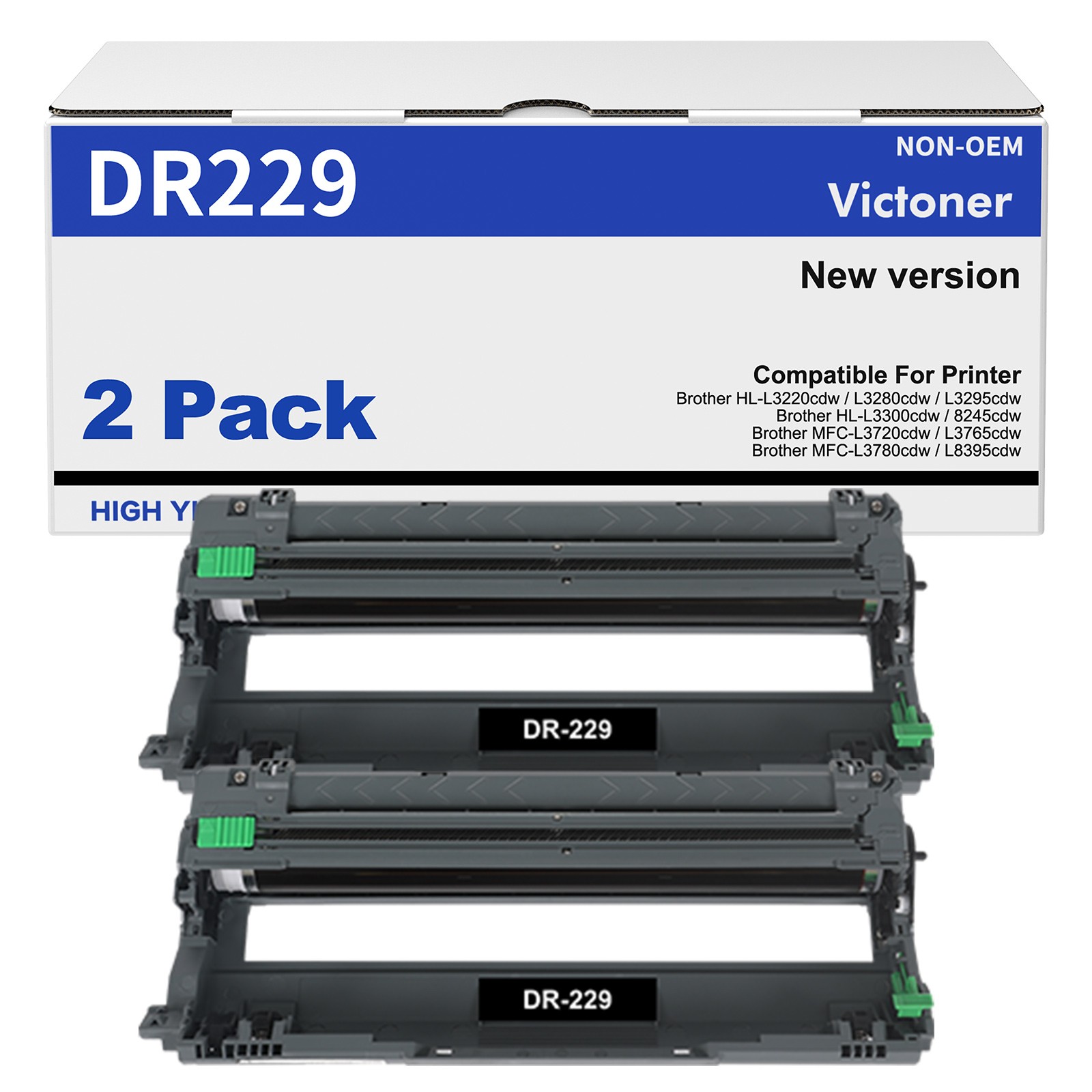 2PK DR229CL DR-720 Drum Unit for Brother DCP-8110DN 8155DN 8250DN HL-5445D 5470D