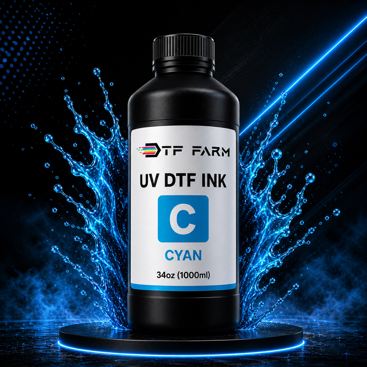 UV DTF Ink Varnish 34oz (1000ml) Premium UV Ink for UV Printer Epson i3200 XP600